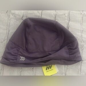 All in motion Purple Women’s Warmer Hat With Ponytail Opening Hole Cap